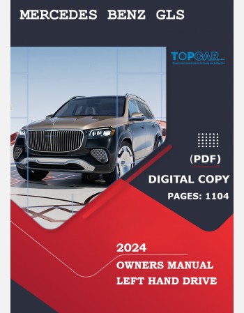 mercedes benz gls 2024 owners manual